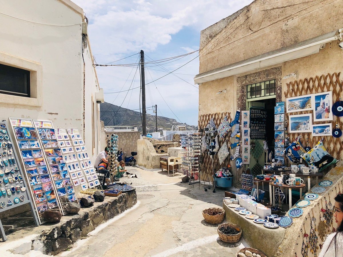 Pyrgos Kallistis Santorini straatje